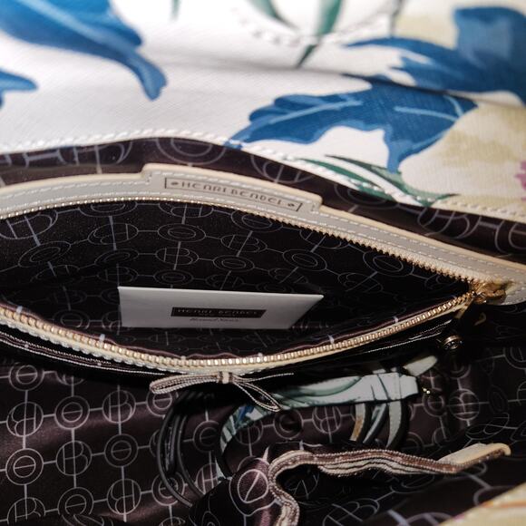 RARE Henri Bendel Floral Print leather tote bag - Picture 14 of 15